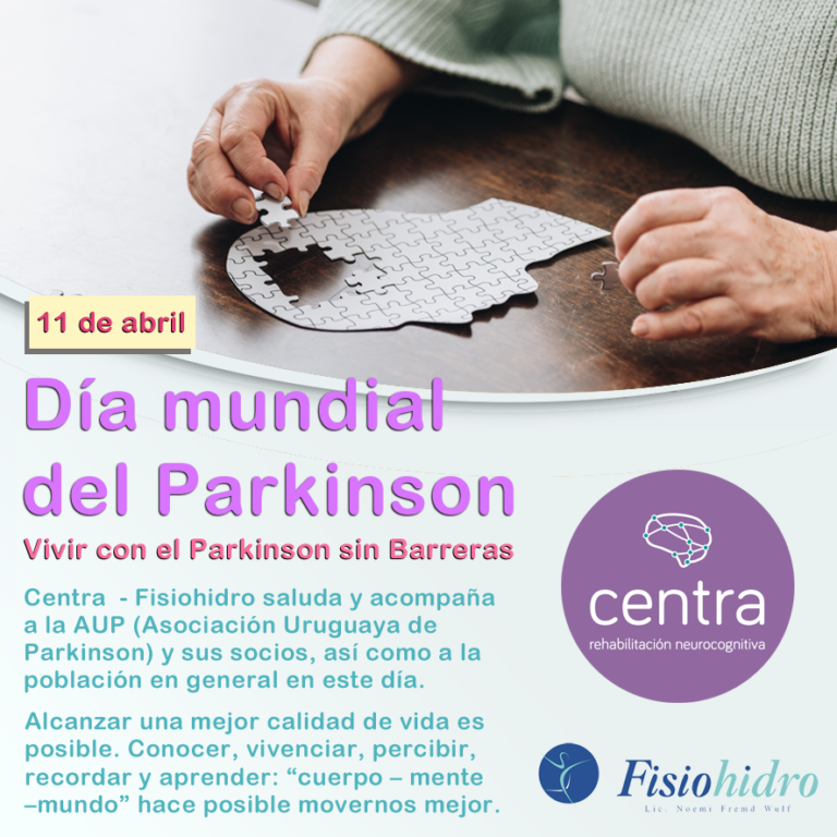 11 de abril Día mundial del Parkinson Centra